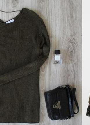 Удлиненный свитер актуального цвета mango