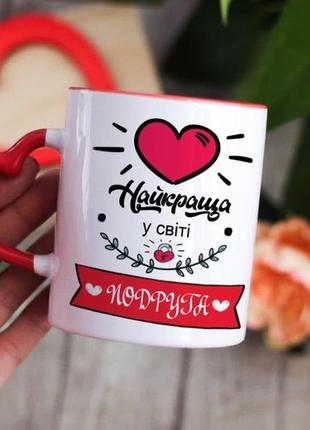 Чашка на подарунок подрузі