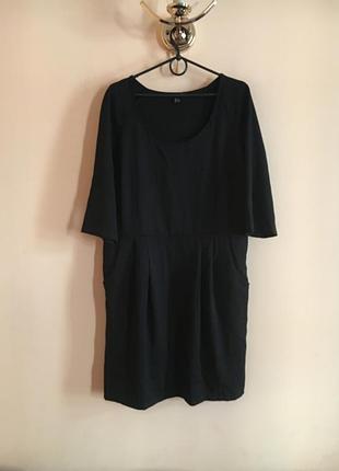 Батал большой размер чёрное платье платьице плаття сукня