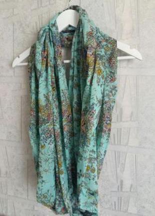 Яркий батистовый хомут, шарф, платок5 фото