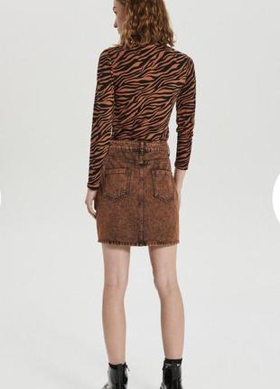 Джинсовая юбка zara 3