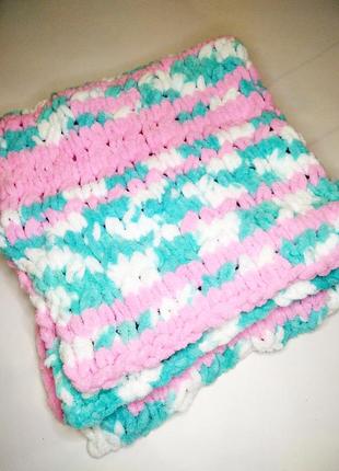 Костюмчик для новорожденной + плед