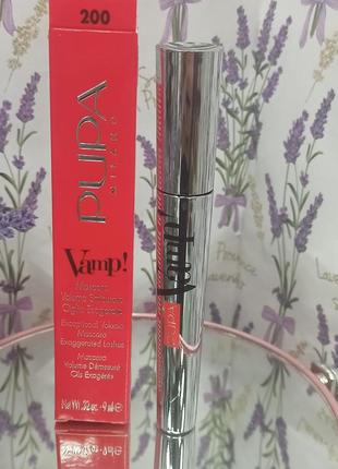 Туш для вій pupa vamp mascara 200 chocolate brown 9ml