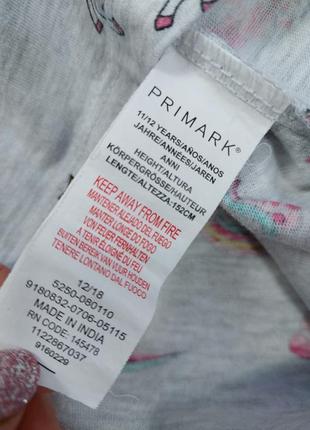 Футболка primark с интересным принтом для девочки3 фото