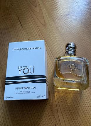 Emporio armani because it's you (тестер) 100 ml.