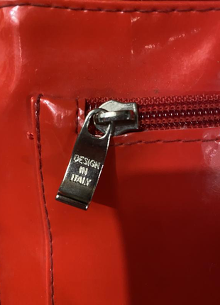 Красная сумка клатч 😘❤️👌итальянская сумочка1 фото