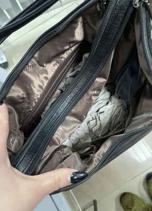 Кожаная сумочка замшевая сумочка кроссбоди клатч сумочка на плечо италия 🔥🔥🔥3 фото