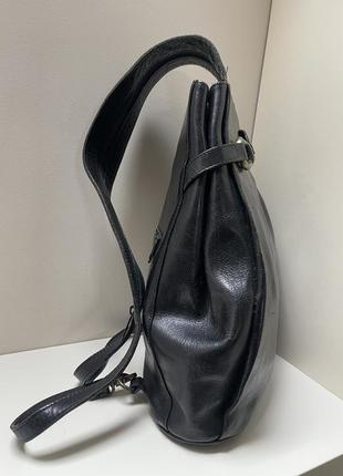 Кожаный прочный рюкзак сумка  бренд actuel paris винтаж5 фото