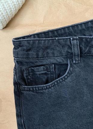 Спідниця юбка джинс чорна базова міні5 фото