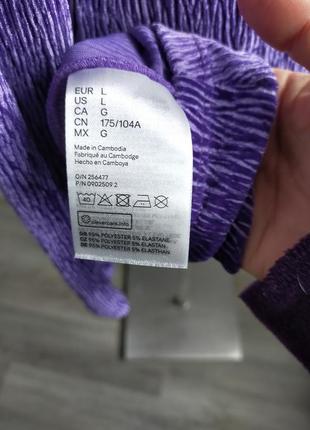 Платье фиолетового цвета из мятого велюра, h&m , 175/104 cm8 фото