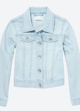 Джинсова куртка для дівчинки children's place 5-6t