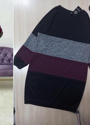 Стильна сукня оверсайз трикотаж/ ангора софт