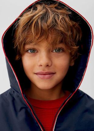 Демисезонная куртка, утепленная ветровка с мягкой подкладкой на мальчика   116 р, mango7 фото