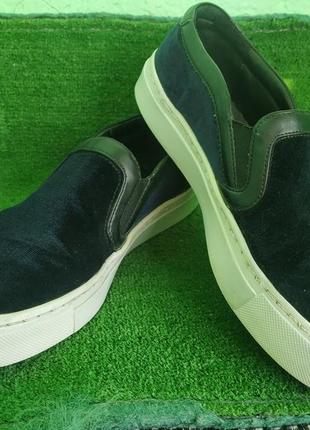 Слипоны zara basic collection 38р.7 фото