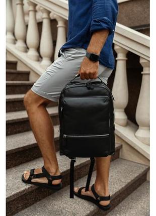 Чоловічий шкіряний міський рюкзак для ноутбука tiding bag sm8-9597-3a2 фото