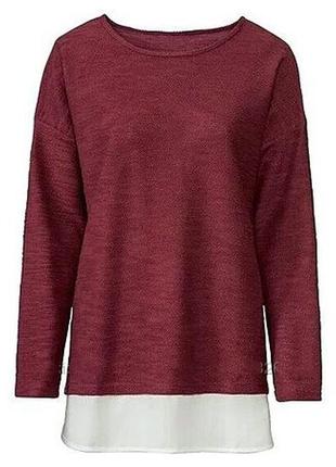 Кофта сорочка обманка esmara xl ділова стильна блузка