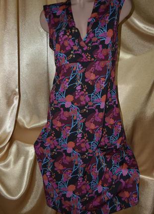 Цветное легкое  платье