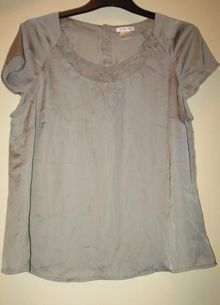 Акция 1+1=3 распродажа красивая нежная блуза la redoute вышивка размер 16-18