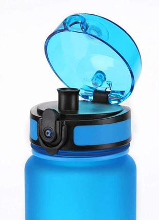 Пляшка для води uzspace blue 1000 мл синя2 фото