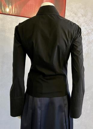 Patrizia pepe  чёрная рубашка батник  р 42-445 фото