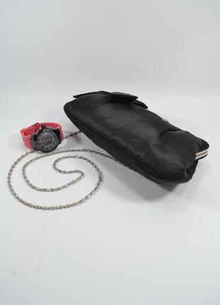 Роскошная сумочка-клатч на съёмной цепочке с бантом вышитым бисером 1000 пар обуви тут!6 фото