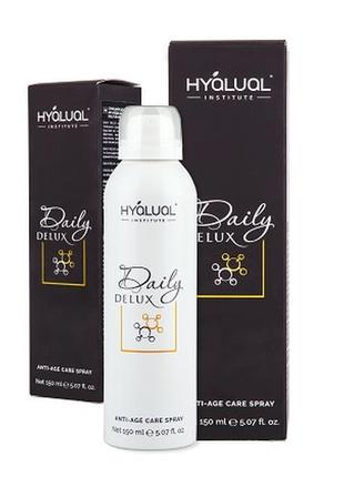 Увлажняющий спрей для лица с гиалуроновой кислотой day delux anti age care spray hyalual,50мл