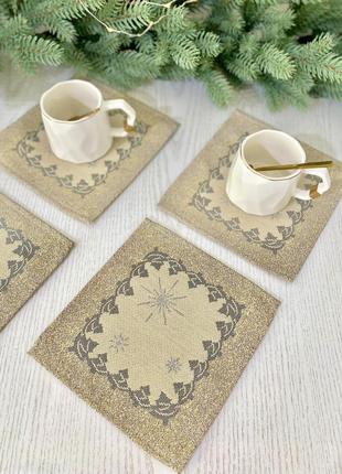 Серветка-підкладка новорічна, гобеленова