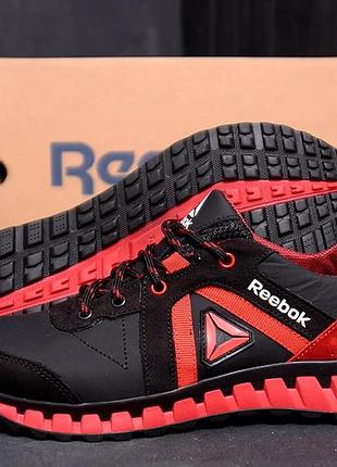 Чоловічі шкіряні кросівки reebok distancias sprint