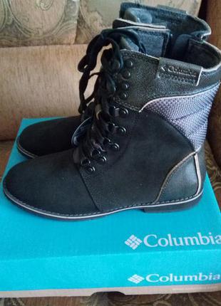 Кожаные демисезонные ботинки columbia, оригинал1 фото