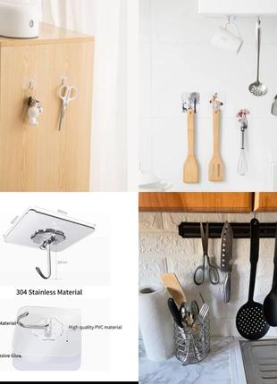 Крючок вешалка самоклеющейся прозрачные подвесные крючки, вешалка.