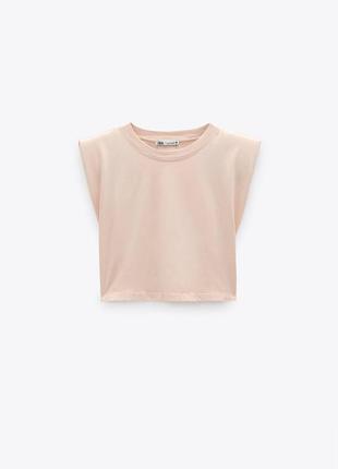 Топ з підплічниками zara топ з підплічниками