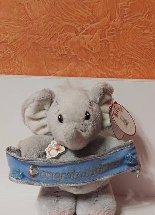Слон elliot "congratulations", мягкая игрушка