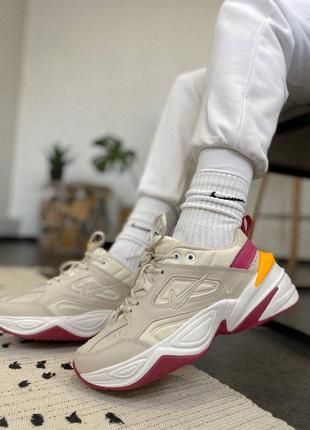 Nike burgundy m2k tekno sale