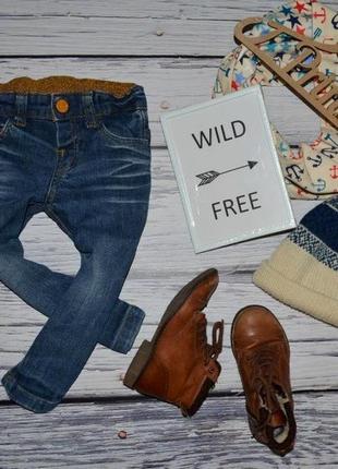 12 - 18 месяцев 82 см фирменные джинсы скинни узкачи для моднявок джеггинсы зара zara