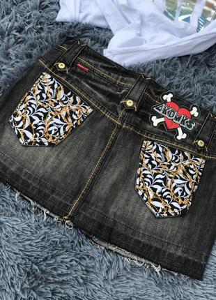 Спідниця джинсова міні2 фото