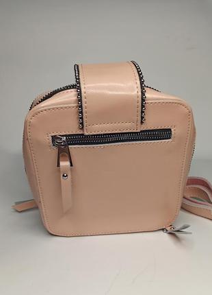 Женская маленькая сумочка из натуральной кожи.6 фото