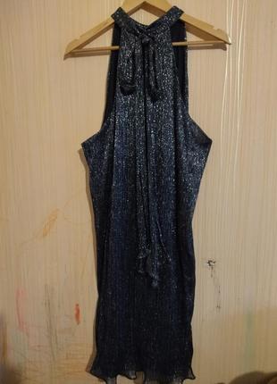 Люрексовое платье батальный размер3 фото