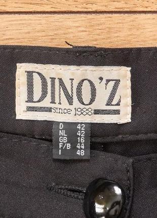 Dino'z чорні спереду замшеві жіночі штани з високою талією4 фото