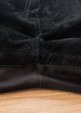 Dino'z чорні спереду замшеві жіночі штани з високою талією5 фото