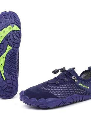 Акваобувь чоловіча для плавання active outdoor тапочки для коралів і сині моря