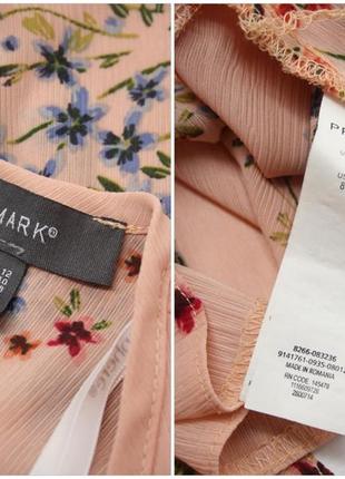 Красива блузка primark з квітковим принтом. розмір uk12eur40 (м).9 фото
