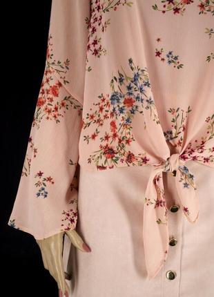 Красива блузка primark з квітковим принтом. розмір uk12eur40 (м).7 фото