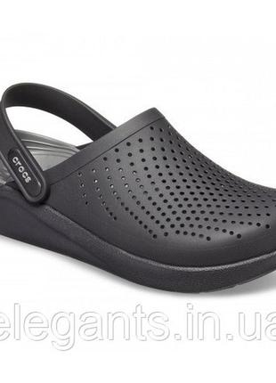 Крокс мужские crocs literide clog black. оригинал