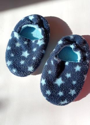 Tesco. флісові тапочки на гнучкій підошві. 17 см устілка.