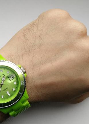 Fusion atomic wristwear часы из сша с датой безель мех. japan6 фото