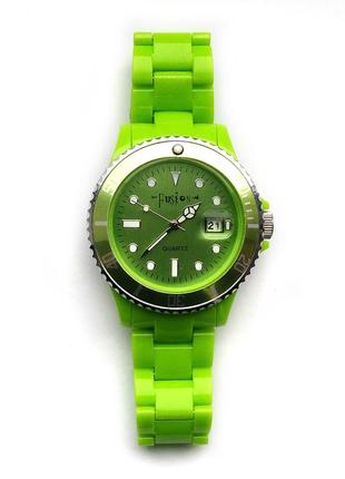 Fusion atomic wristwear часы из сша с датой безель мех. japan3 фото