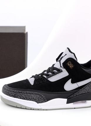 Круті світловідбиваючі чоловічі кросівки nike air jordan 4 код 141028 фото