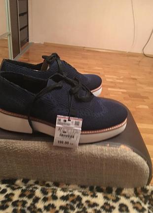 Туфли-оксофорды zara