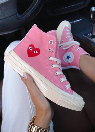 Женские кроссовки converse comme des garçons топ качество