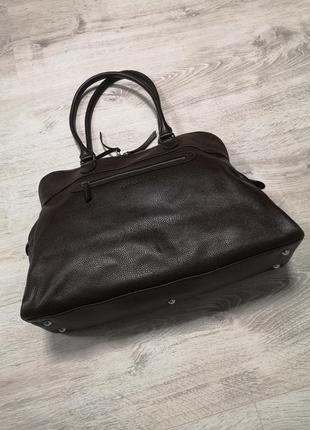 Кожаная сумка longchamp5 фото